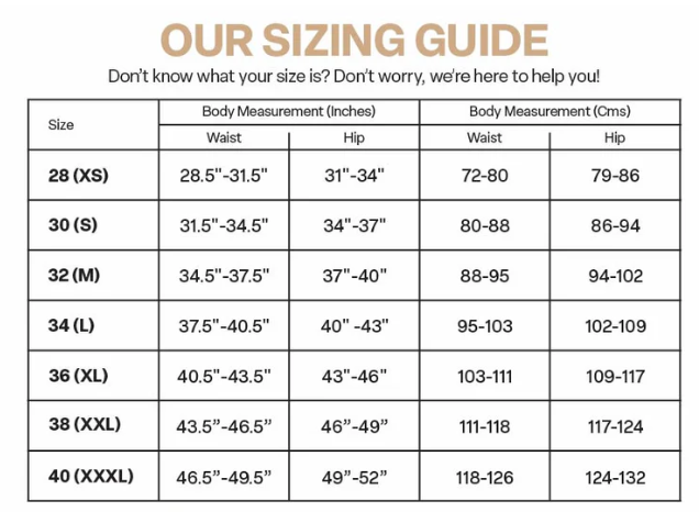 Size Guide