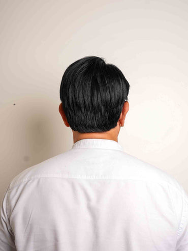 Men Hair ToupÃ©e | Pre Cut - Silk Base Most Natural Looking