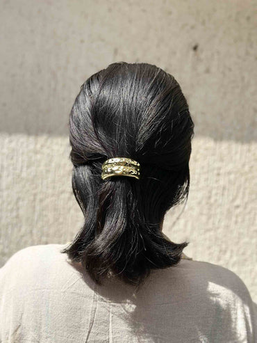 Metal Hair Ties - Set of 3 | Hair Jewellery | Nish Hair X Evil Eye Jewel