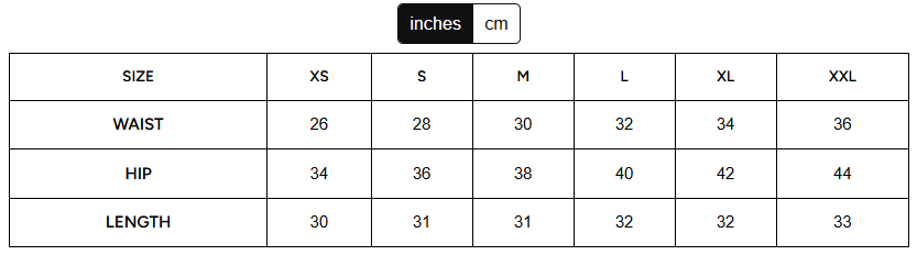 Size Guide