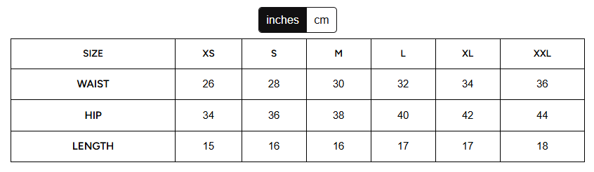 Size Guide