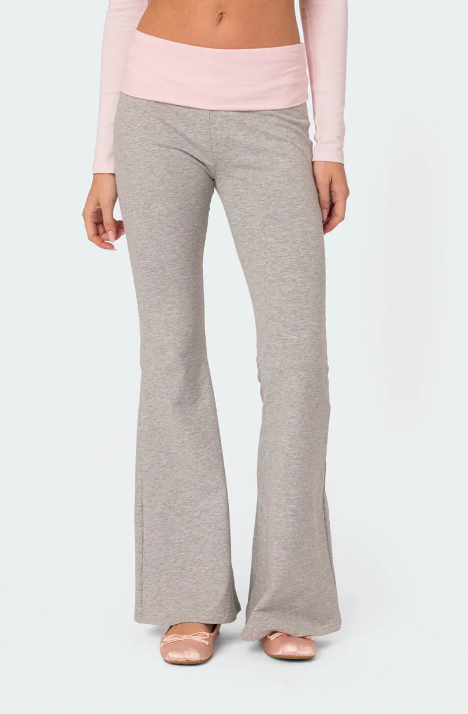 Molly Contrast Flared Leggings