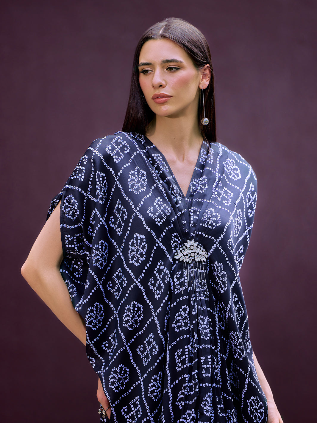 Diva Bandhani Kaftan