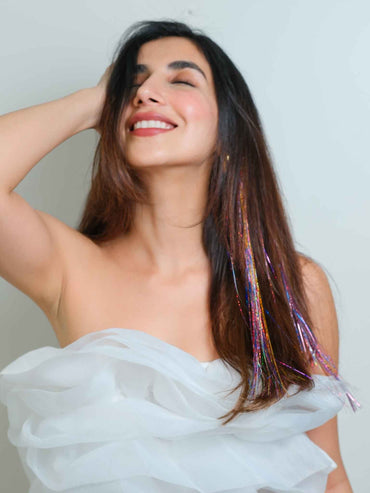 Party mix - Clip in Tinsels #Strandout Set of 2