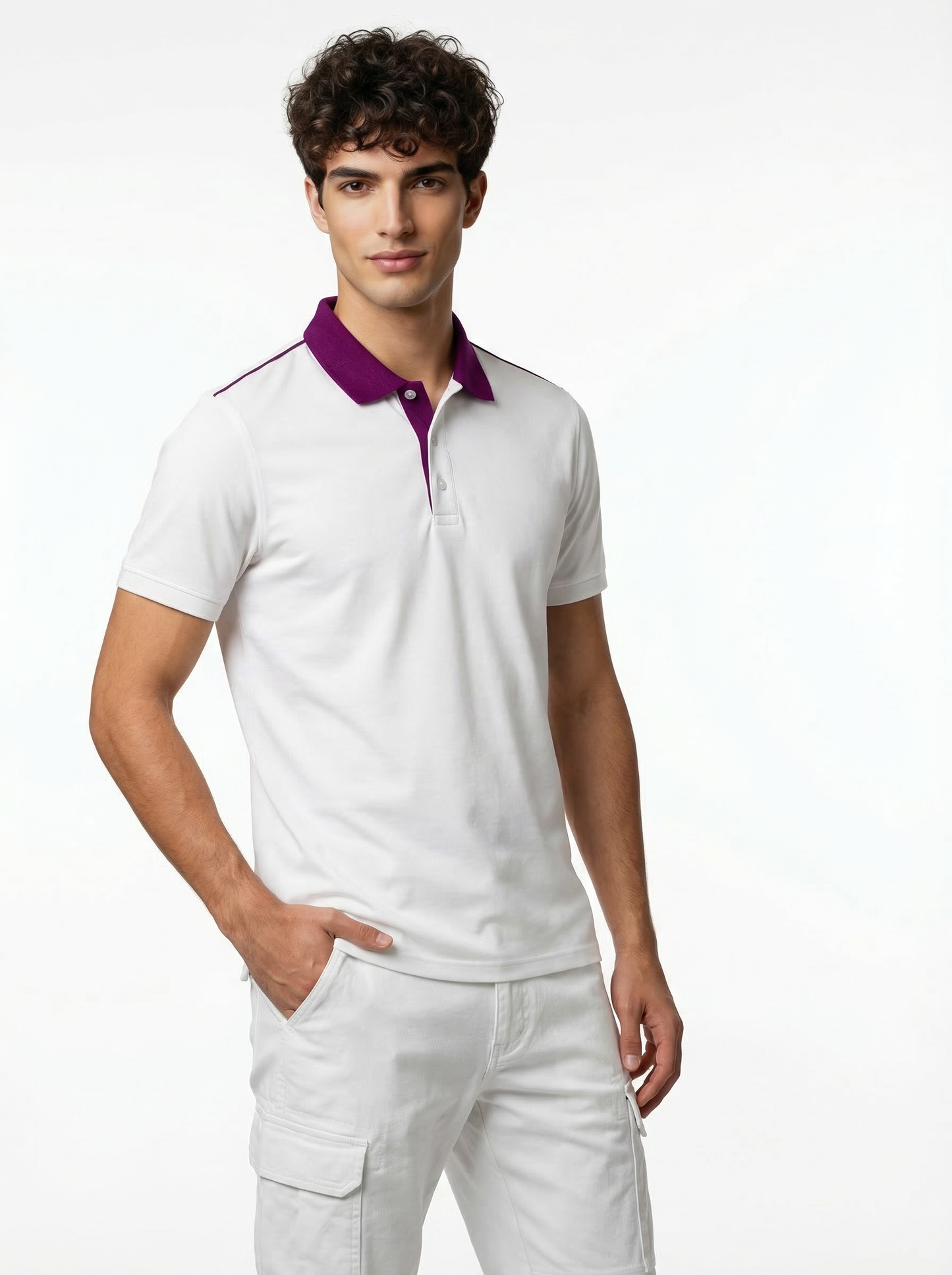 Accent Collar Polo
