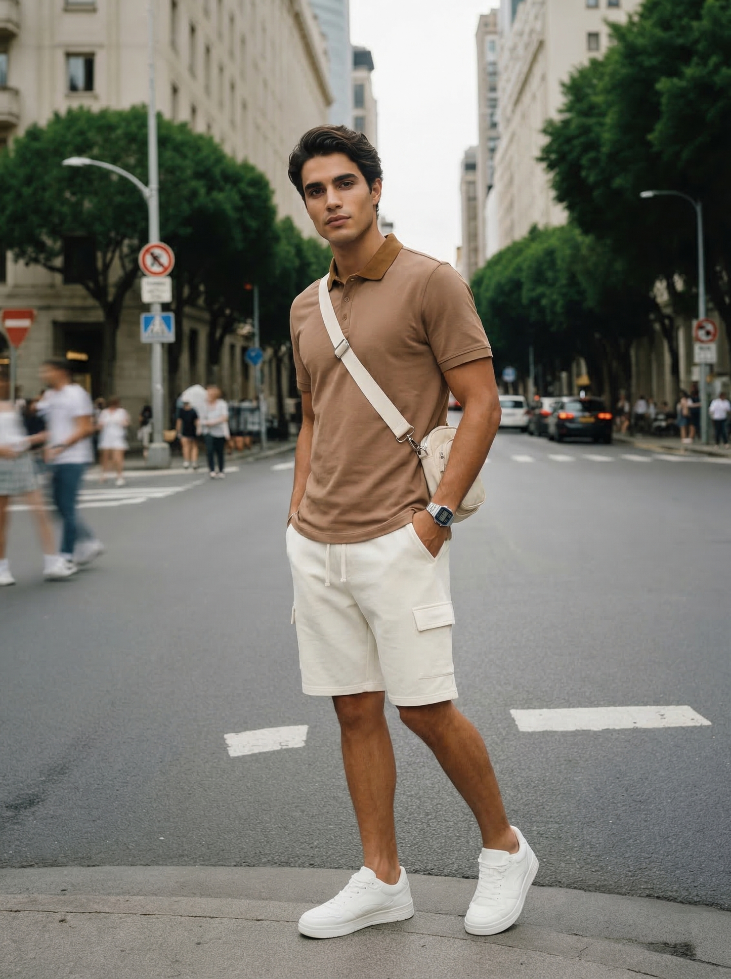 Accent Collar Polo