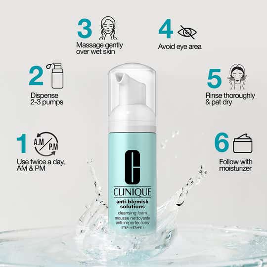 Anti-Blemish Solutions -  Cleansing Foam   - 125 ml | CLINIQUE at Broadway