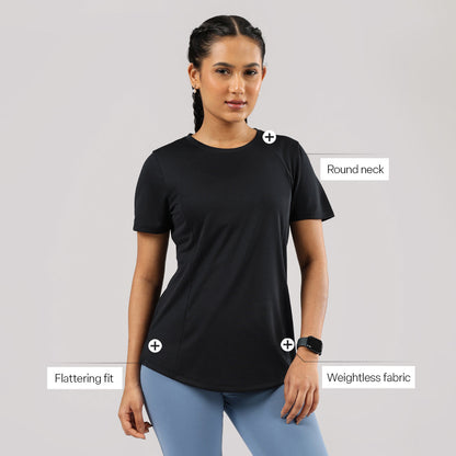 CloudFlex Round Neck Tee | BlissClub at Broadway