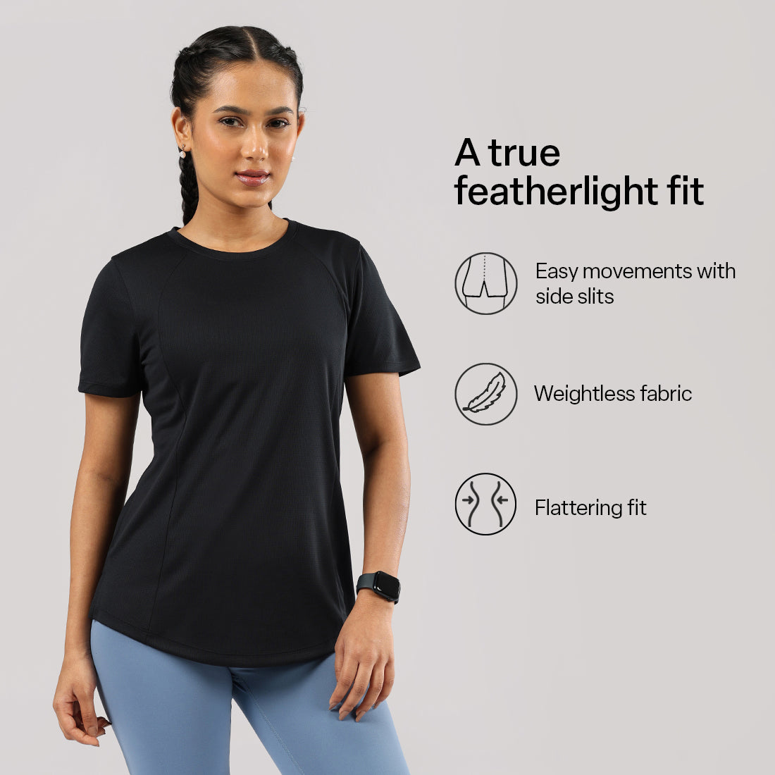 CloudFlex Round Neck Tee | BlissClub at Broadway