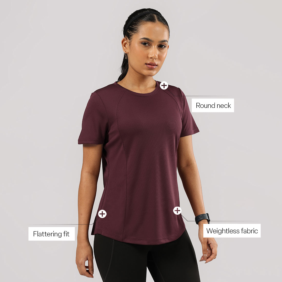 CloudFlex Round Neck Tee | BlissClub at Broadway