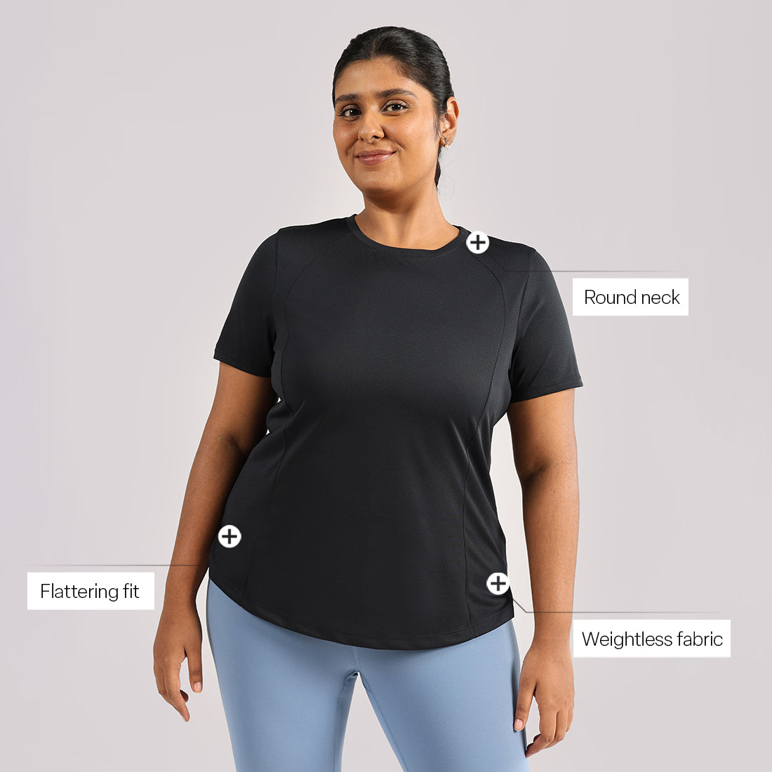 CloudFlex Round Neck Tee | BlissClub at Broadway