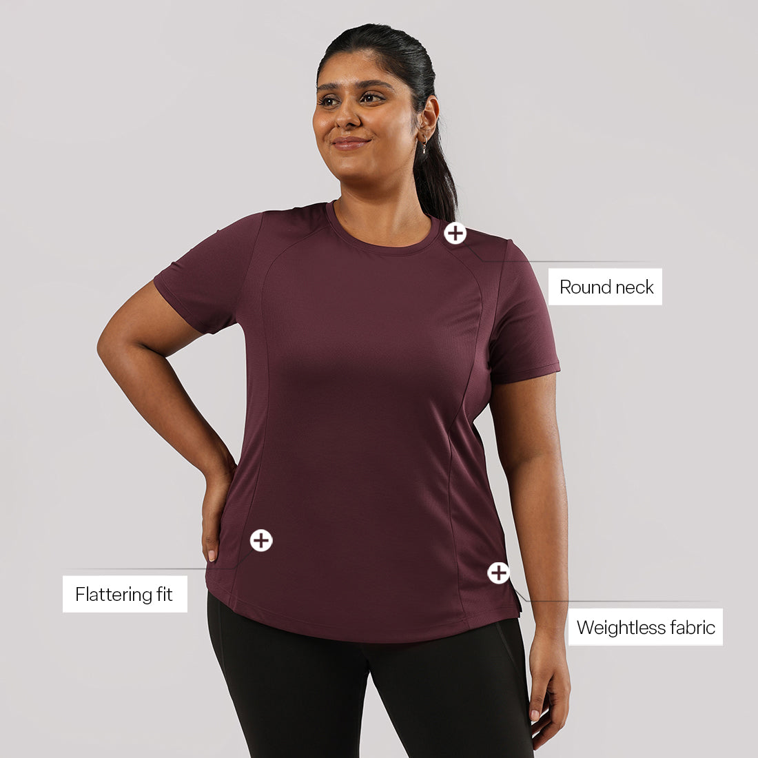 CloudFlex Round Neck Tee | BlissClub at Broadway