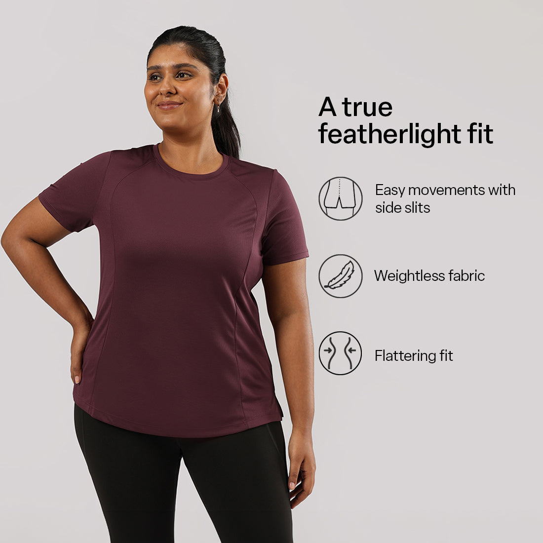 CloudFlex Round Neck Tee | BlissClub at Broadway