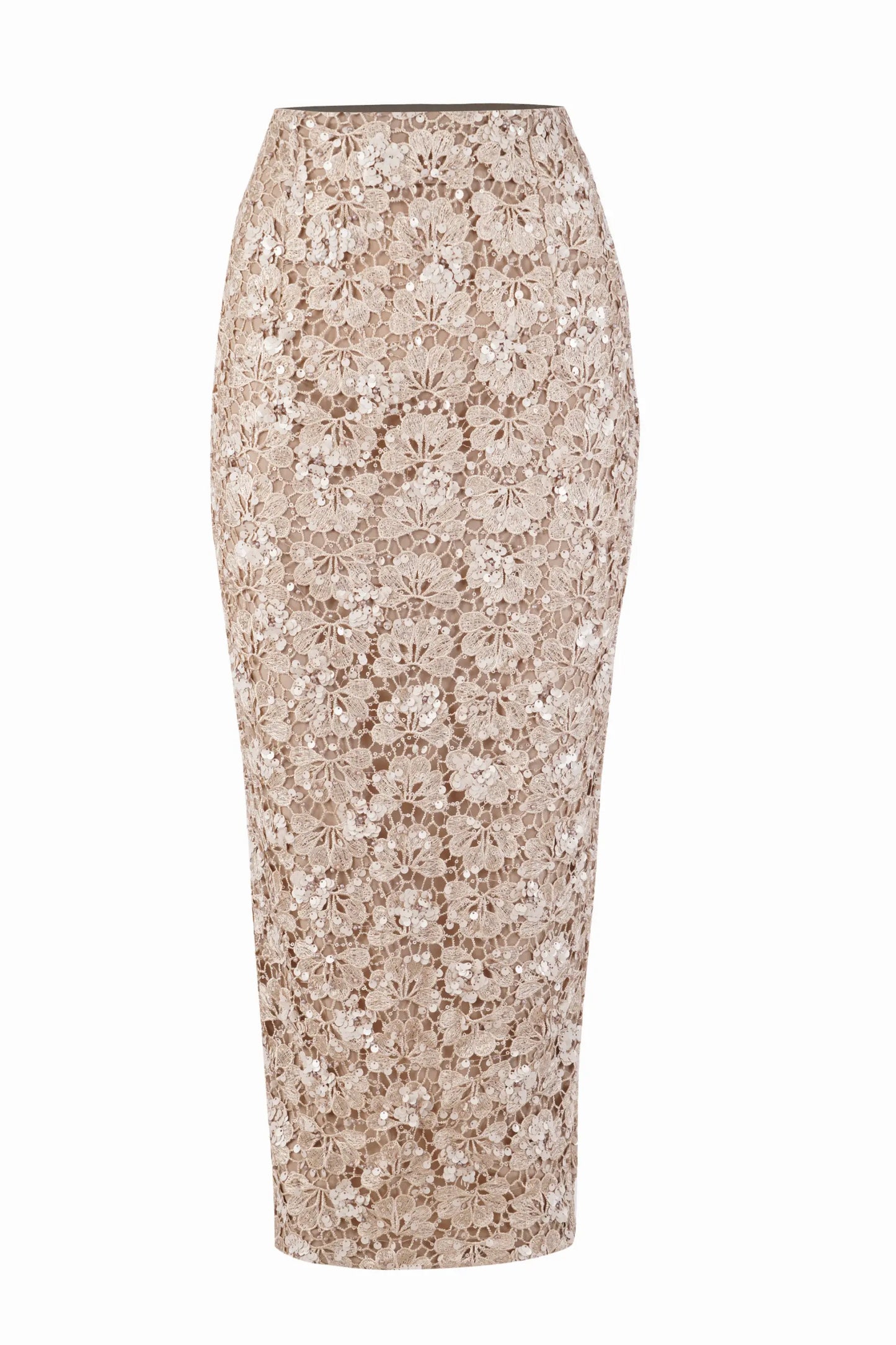 OLIVIA Crochet Midi Skirt