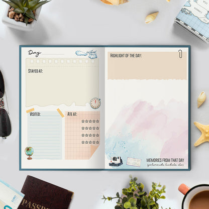 USA - Travel Journal for Long Journey (30 Days)