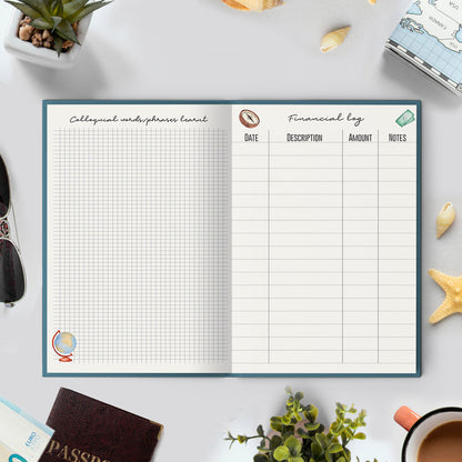 Explore & Get Lost - Travel Journal Long Journey (30 Days)