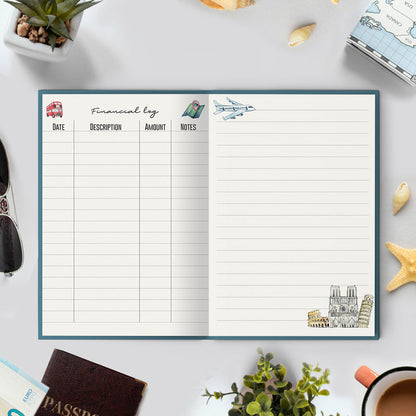 USA - Travel Journal for Long Journey (30 Days)