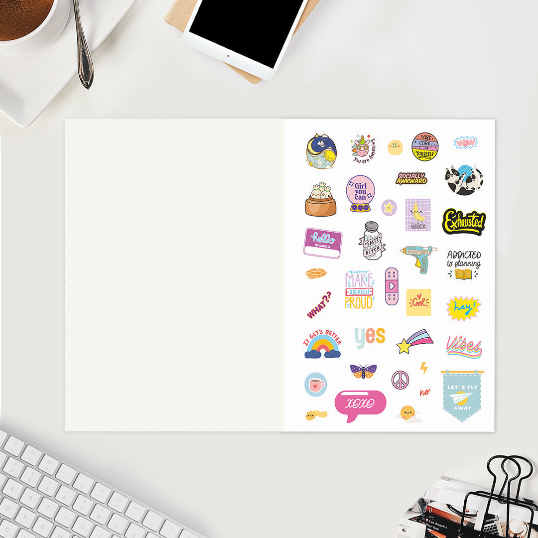 Undated Yearly Planner - Make It Happen Today