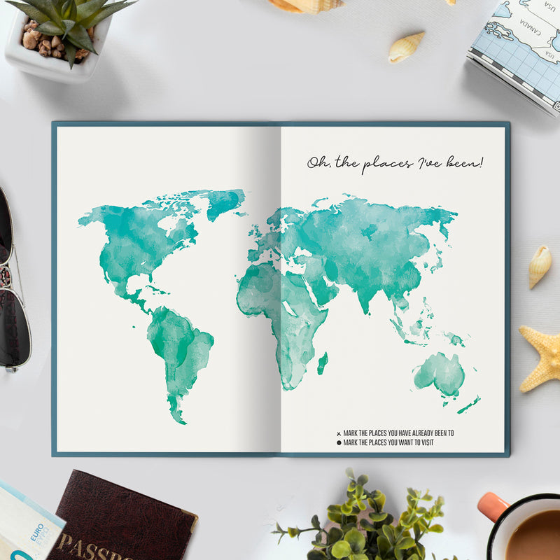 Explore & Get Lost - Travel Journal Long Journey (30 Days)