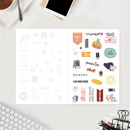 Undated Yearly Planner - Make It Happen Today