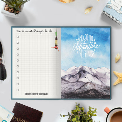 Explore & Get Lost - Travel Journal Long Journey (30 Days)