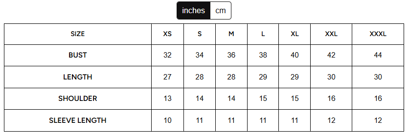Size Guide