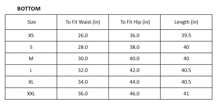 Size Guide