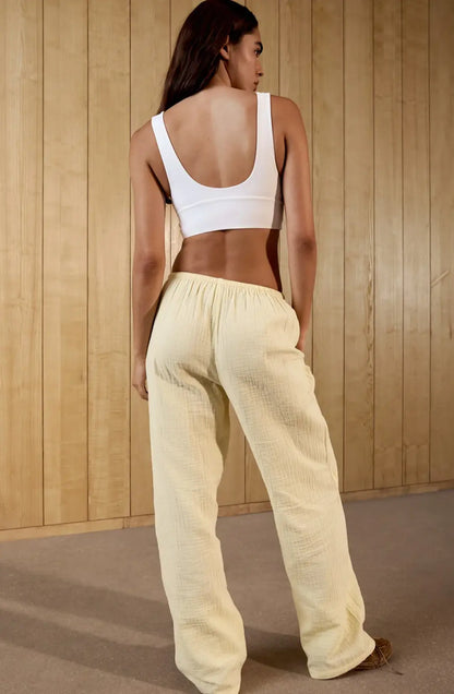 Guaze Cotton Drawstring Pant