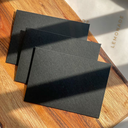 Matte Black Paper Envelopes | Set of 9 | Stationery Envelopes India