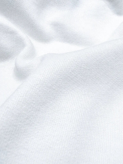 Postcard White Oversized Cotton Graphic Tee - fabric quality