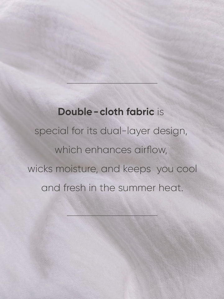 White Solid Pop-Over Mandarin Shirt