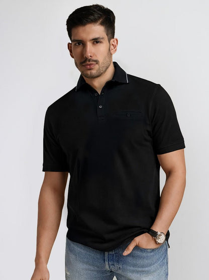 Dusk Cotton Polo T-Shirt