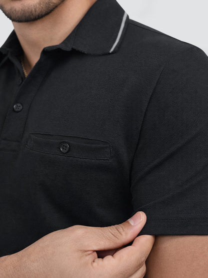 Dusk Cotton Polo T-Shirt