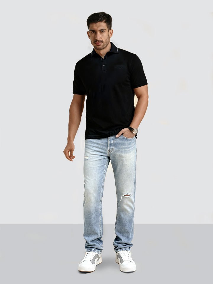 Dusk Cotton Polo T-Shirt