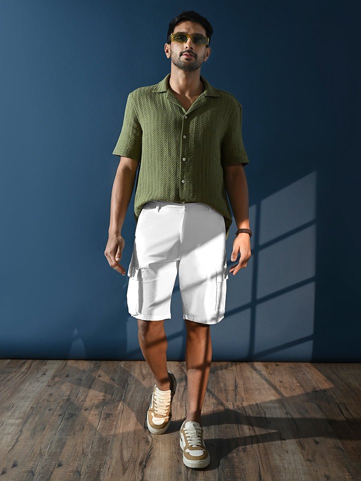 Downtown Cotton Shorts | Kingdom Of White at Broadway