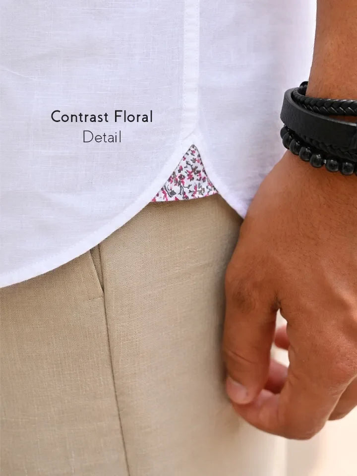 Legacy Cotton-Linen Short Kurta