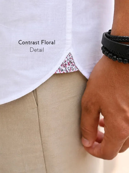 Legacy Cotton-Linen Short Kurta