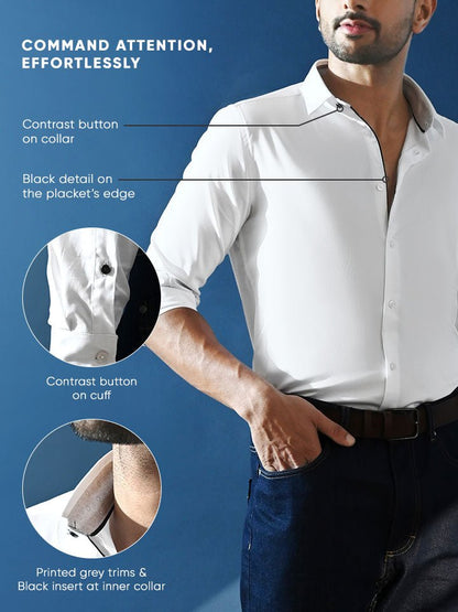 Kingdom of White  Shirts  Casual White 44 KOW-PA12-S-140-44