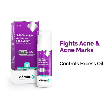 Sali-Cinamide Anti-Acne Serum with 2% Salicylic Acid & 5% Niacinamide - 30ml
