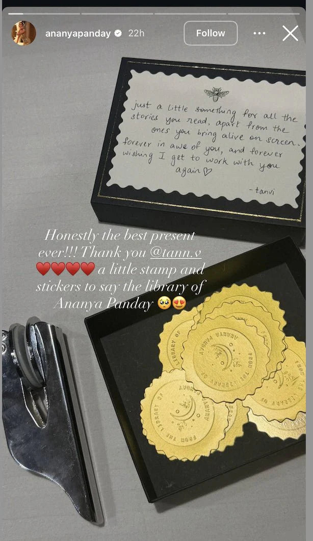 Personalized Paper Embosser Set- From the Library of | Book Embosser
