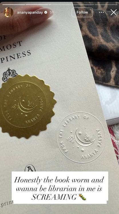 Personalized Paper Embosser Set- From the Library of | Book Embosser
