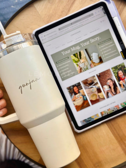 Personalized - Voyager Expedition Sipper - White