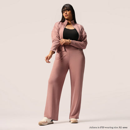 PetalRib™ Crop Jacket | BlissClub at Broadway