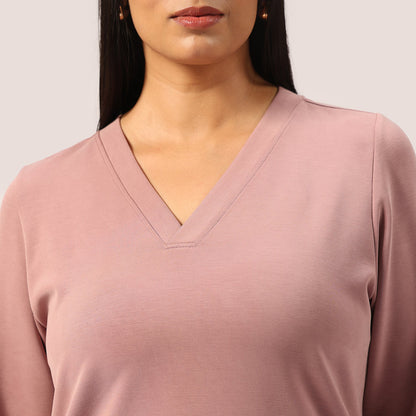 PetalRib™ Slit Sleeve Top | BlissClub at Broadway