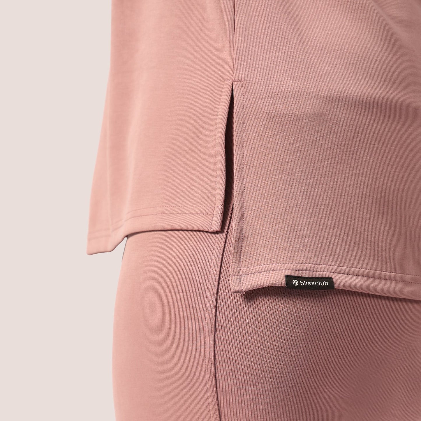 PetalRib™ Slit Sleeve Top | BlissClub at Broadway