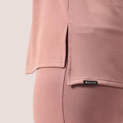 PetalRib™ Slit Sleeve Top | BlissClub at Broadway