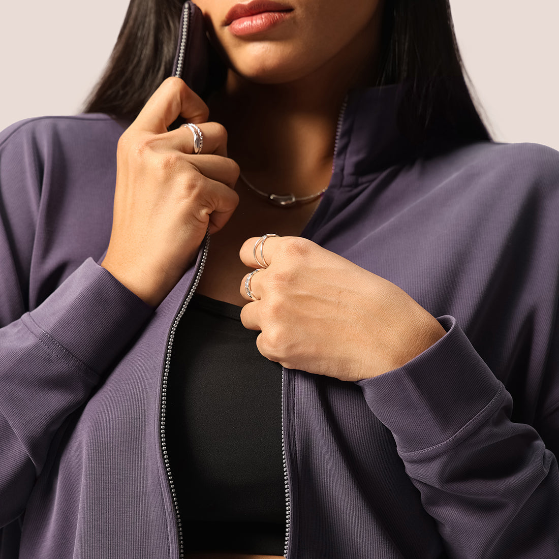PetalRib™ Crop Jacket | BlissClub at Broadway