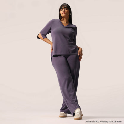 PetalRib™ Slit Sleeve Top | BlissClub at Broadway