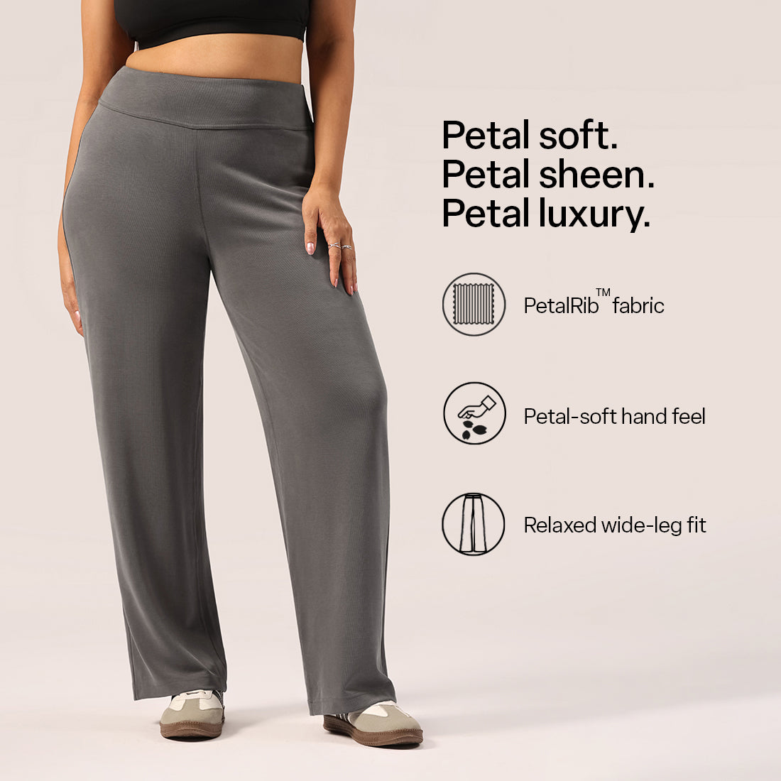 PetalRib™ Wide Leg Pants | BlissClub at Broadway