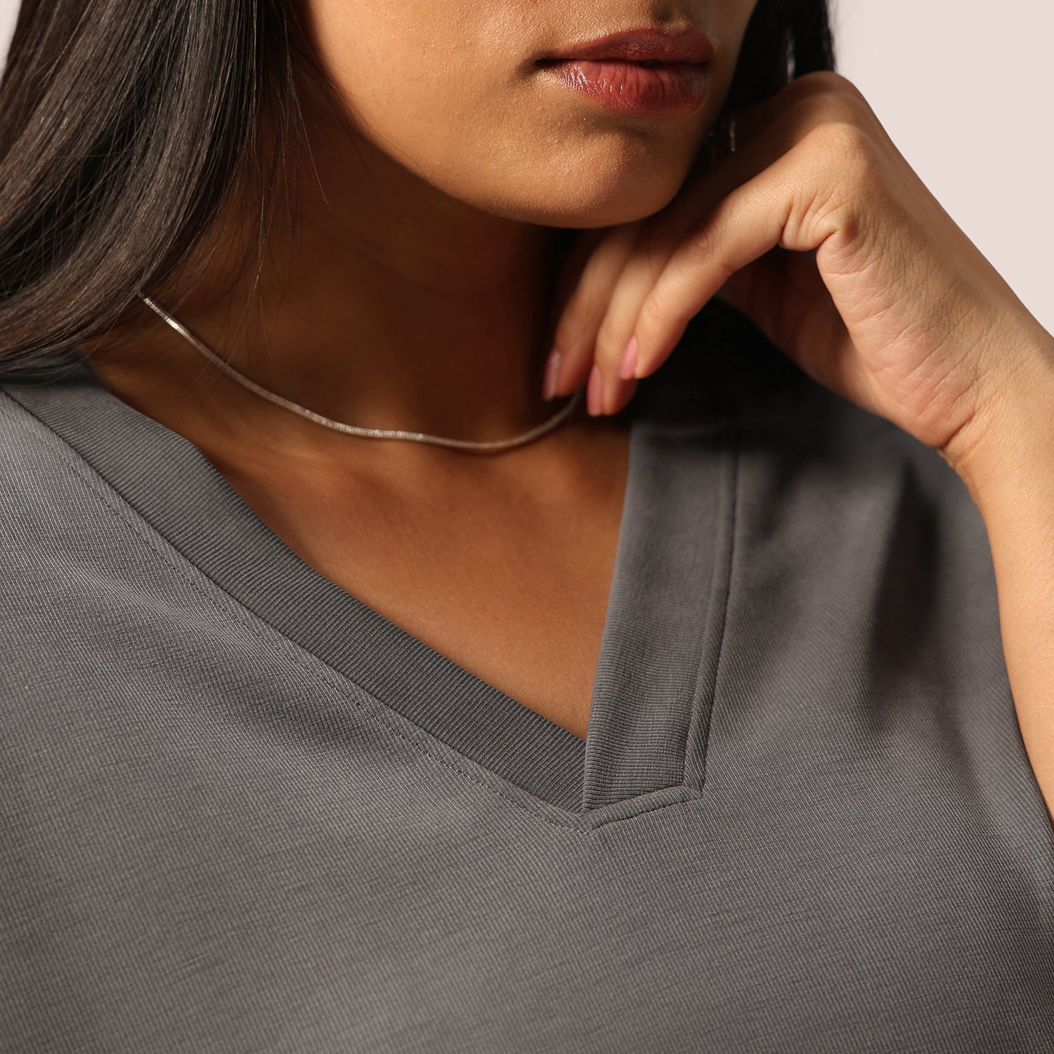 PetalRib™ Slit Sleeve Top | BlissClub at Broadway
